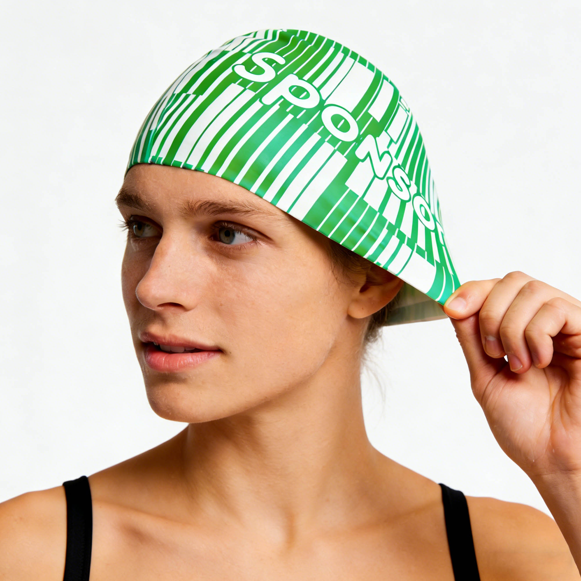 Silicone Swim Cap for Women with Long Hair - Image 15