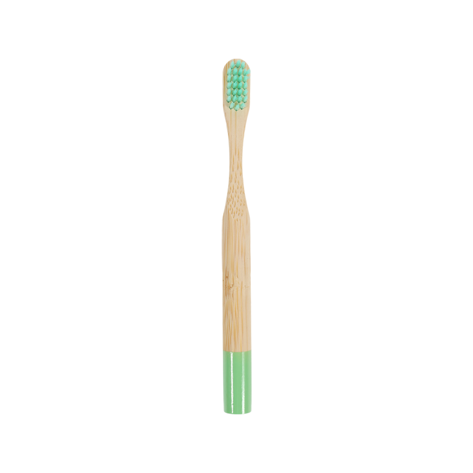Small Round Handle Colorful Bamboo Toothbrush - Image 5