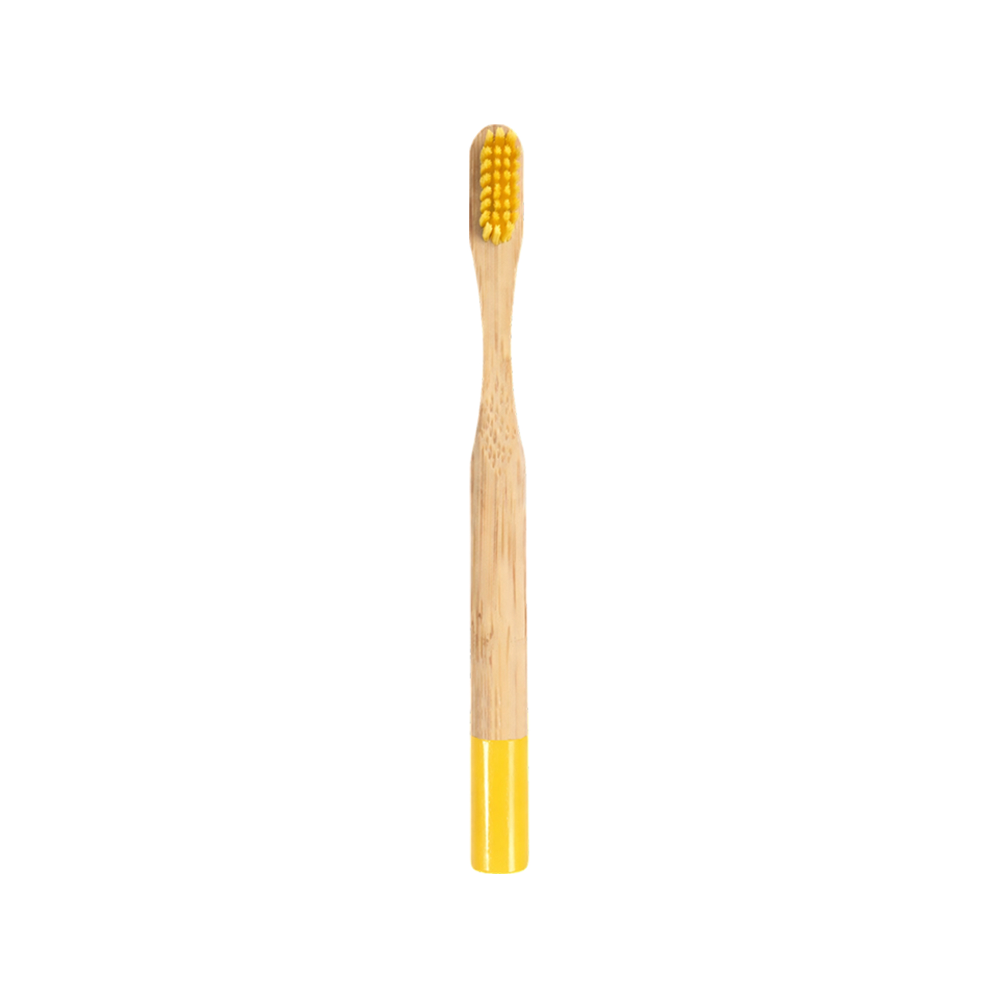 Small Round Handle Colorful Bamboo Toothbrush - Image 4