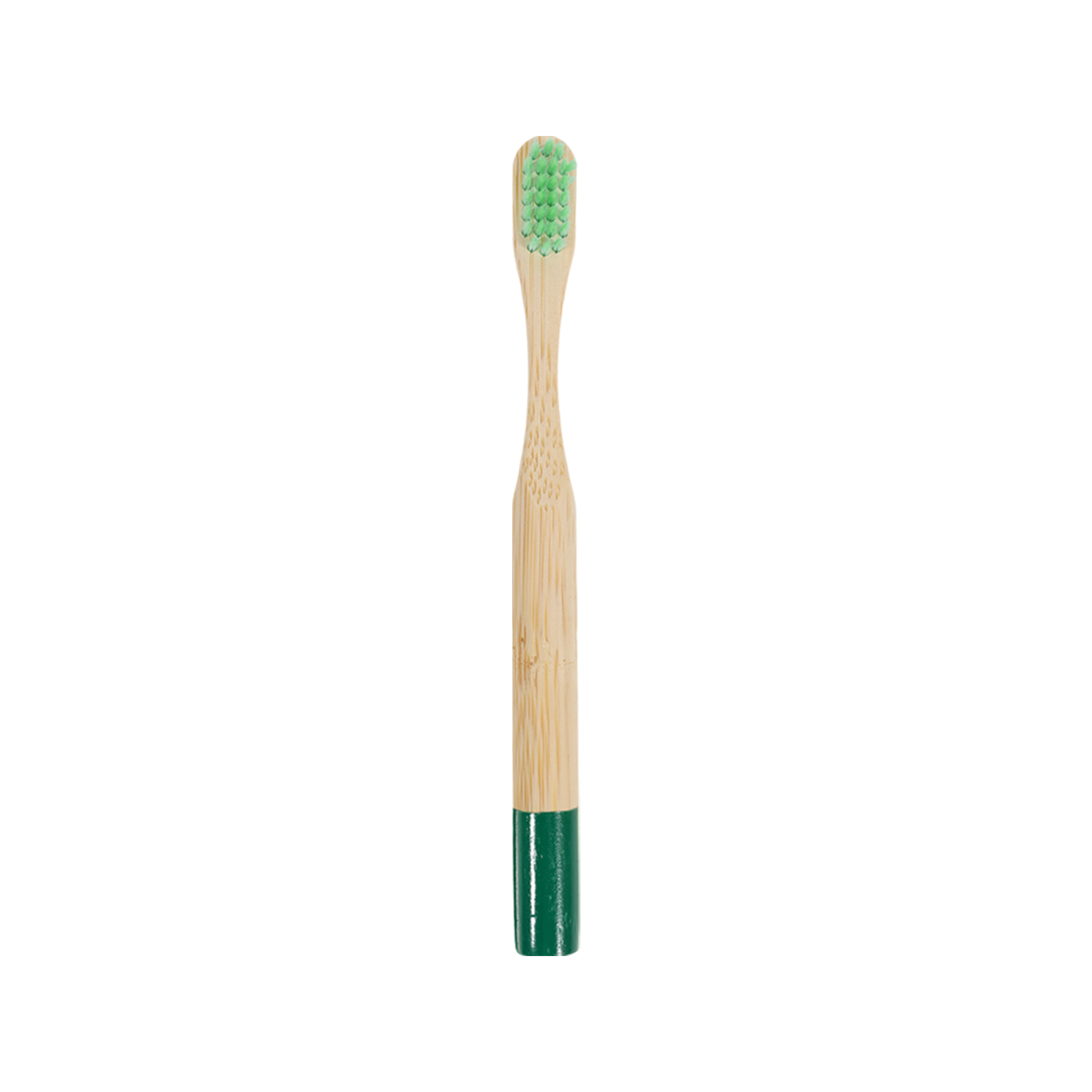 Small Round Handle Colorful Bamboo Toothbrush - Image 6