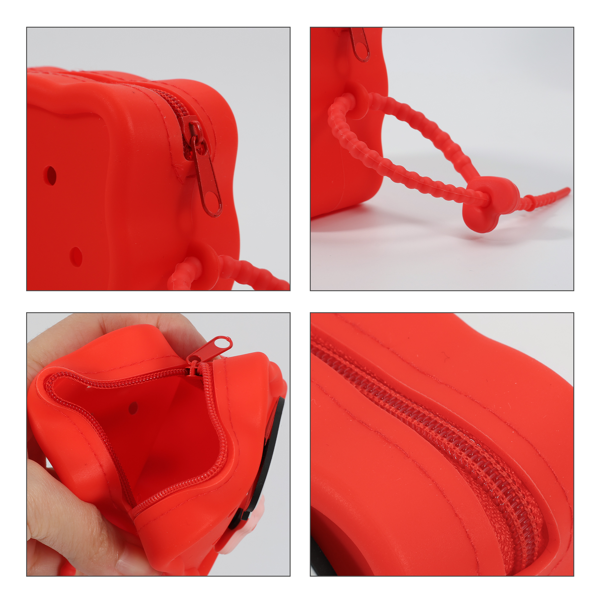 Square Silicone Holes Pouch - Image 10