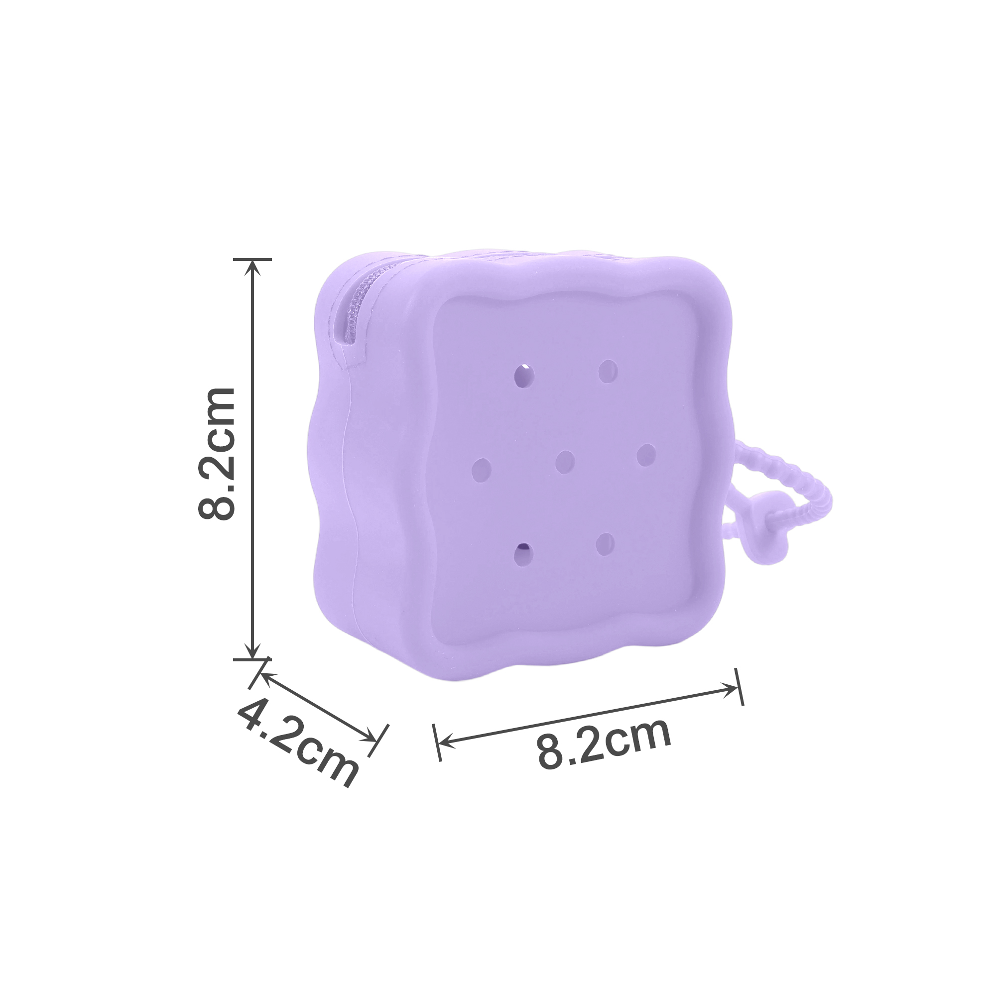 Square Silicone Holes Pouch - Image 8