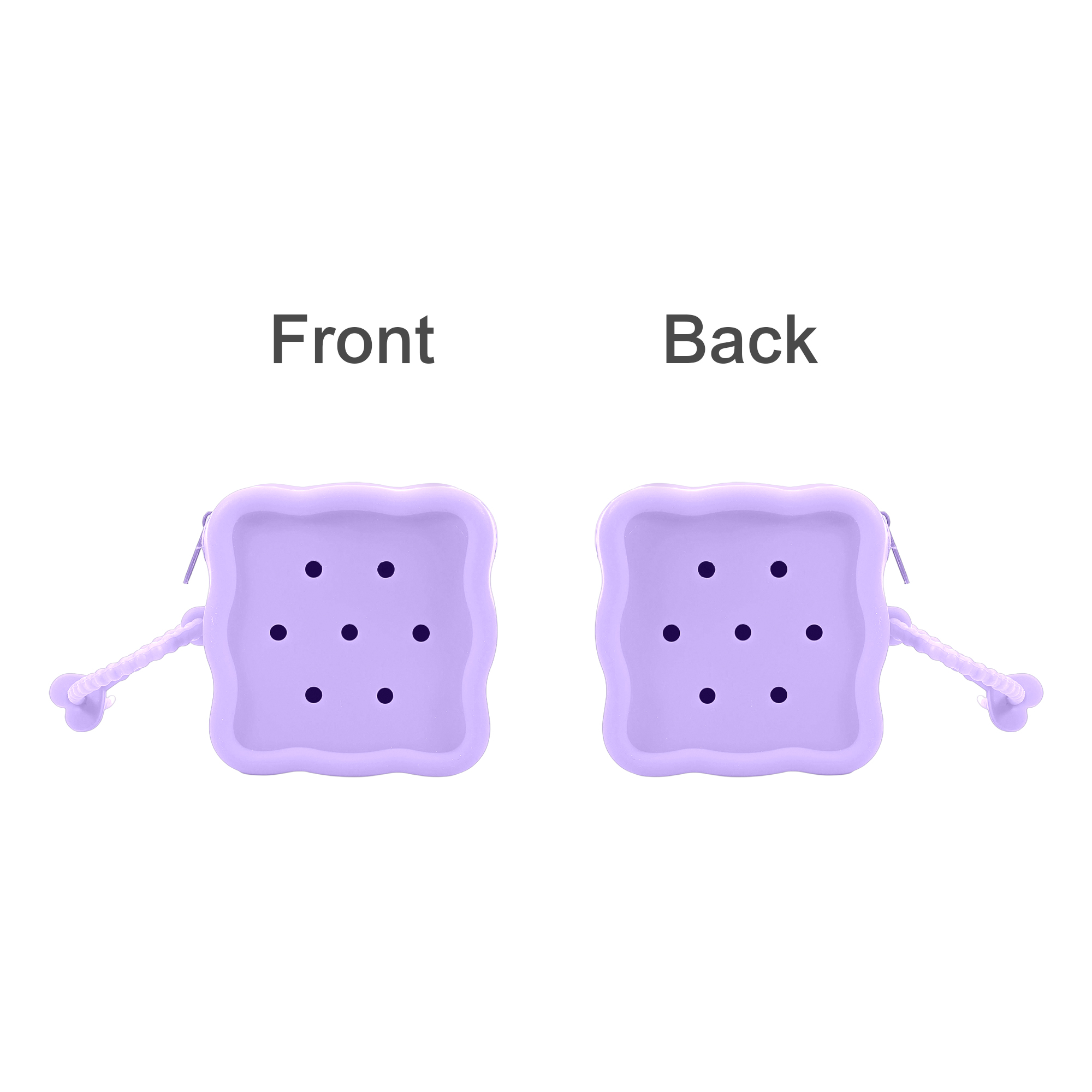 Square Silicone Holes Pouch - Image 7