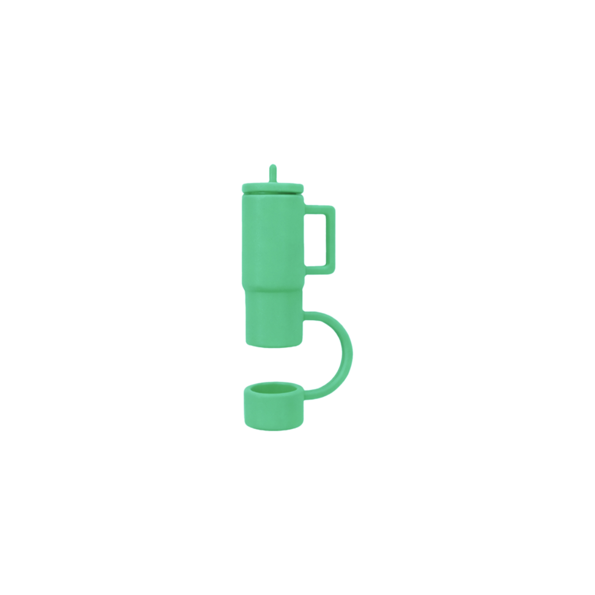 Cup Shaped Silicone Straw Cover - Image 4