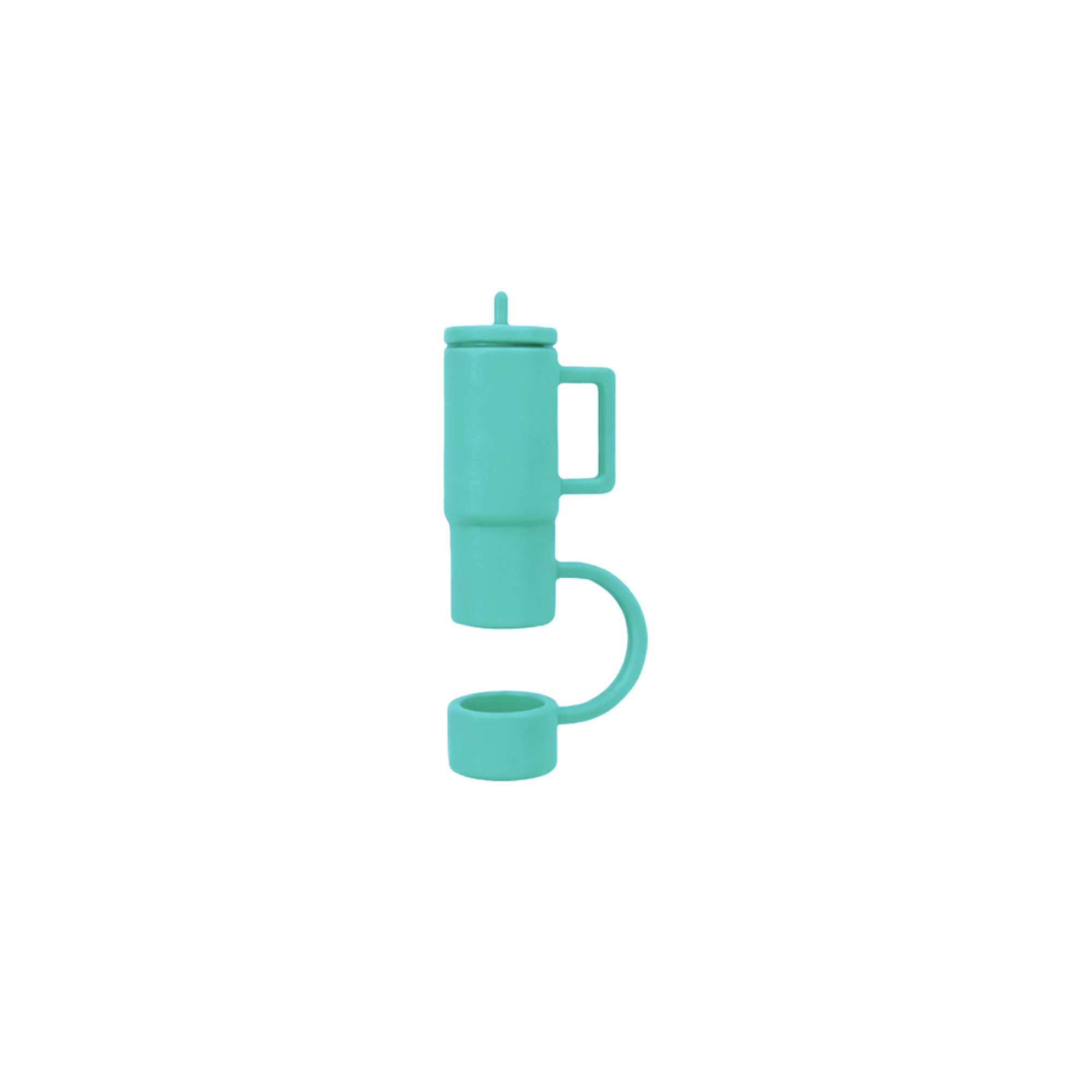 Cup Shaped Silicone Straw Cover - Image 7