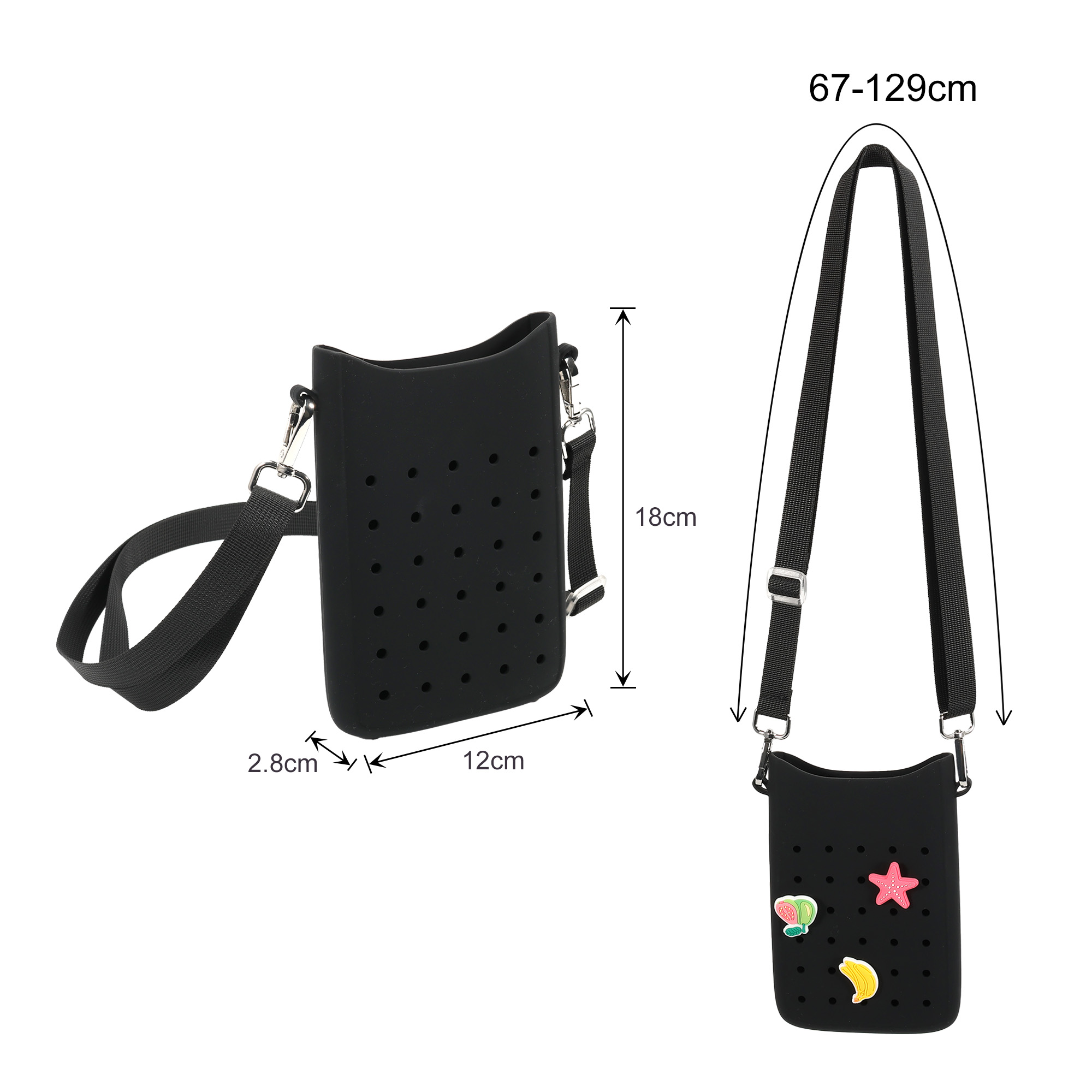 Silicone Holes Phone Bag - Image 8