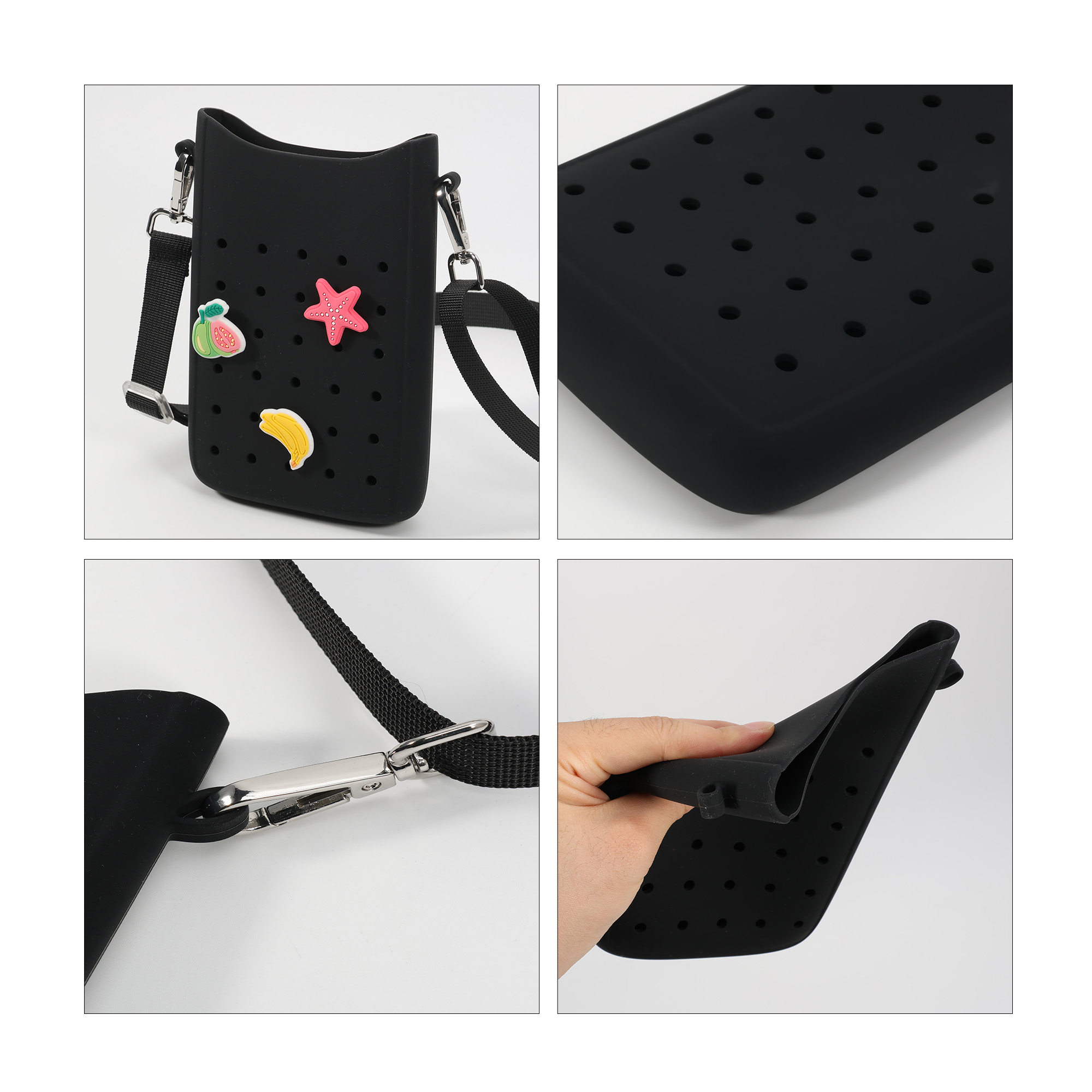 Silicone Holes Phone Bag - Image 10