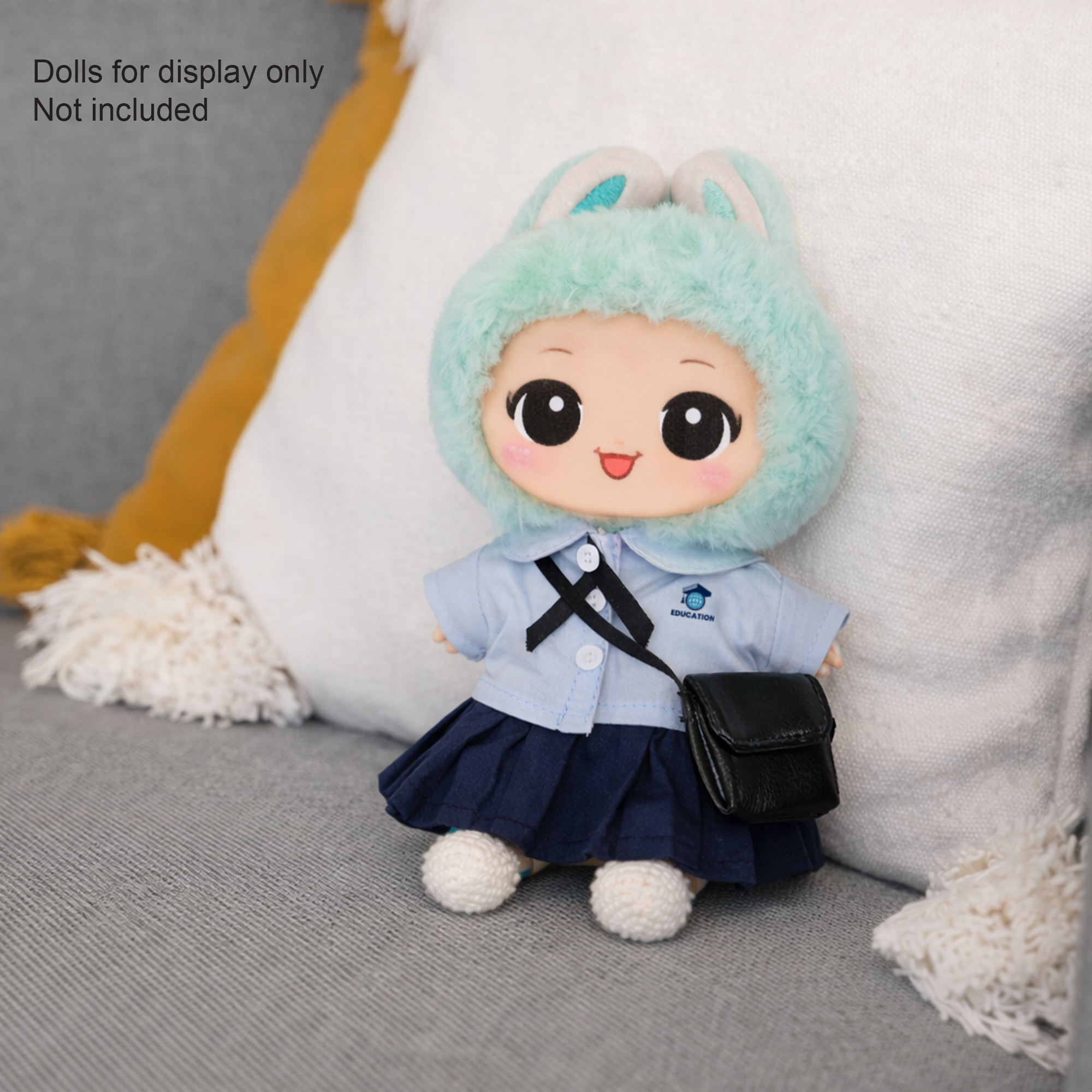 Plush Doll Uniform Set (15–17cm Doll) - Image 7