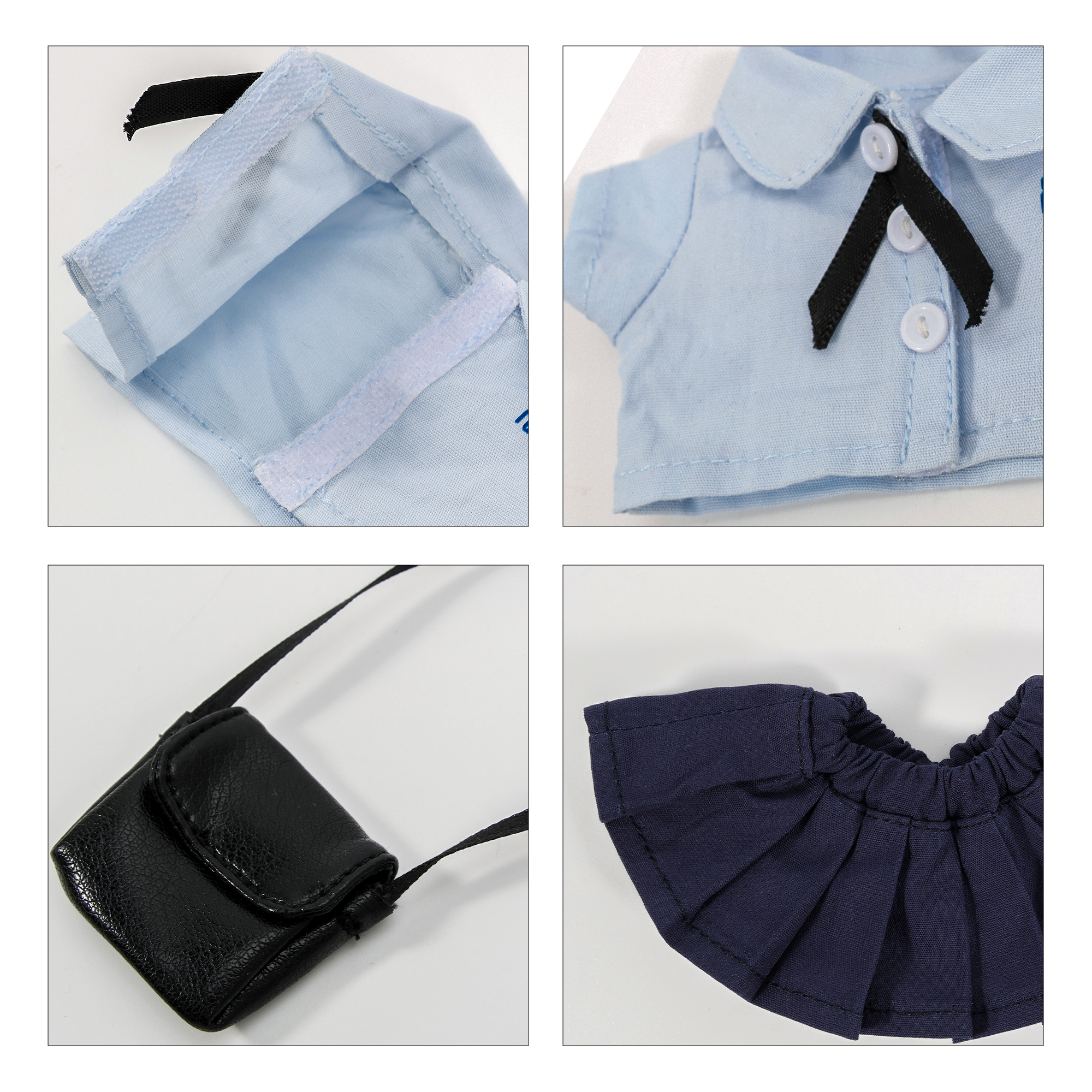 Plush Doll Uniform Set (15–17cm Doll) - Image 5