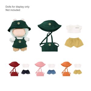 Plush Doll Cafe 4-Piece Apron Outfit (15–17cm Doll)