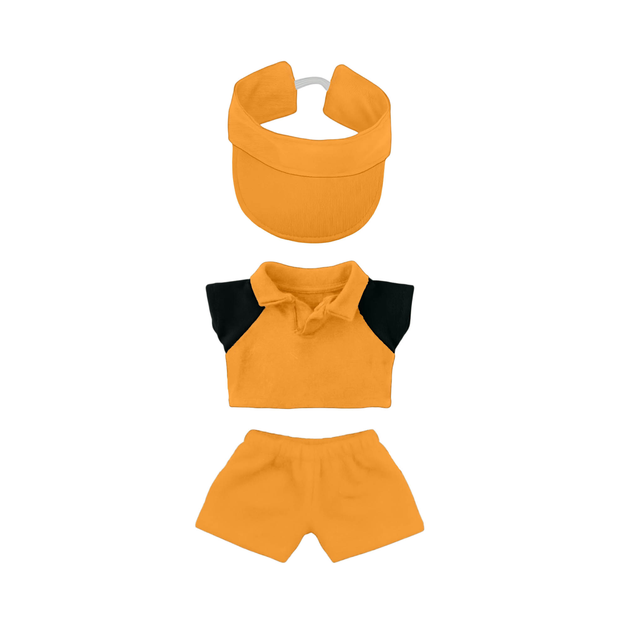 Plush Doll Racing Suit Set (15–17cm Doll) - Image 7