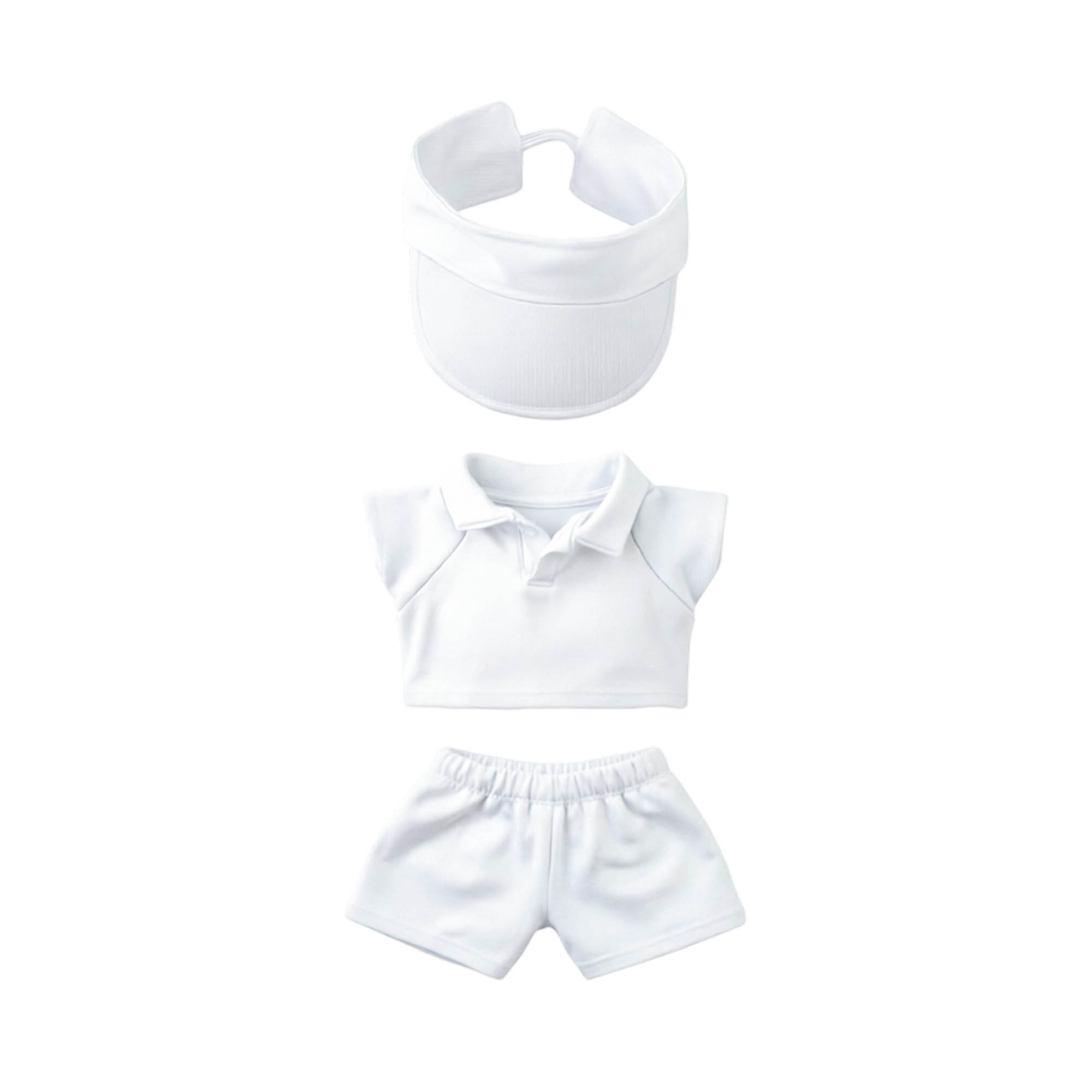 Plush Doll Racing Suit Set (15–17cm Doll) - Image 3