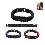 Paracord Bracelet with Metal Plate