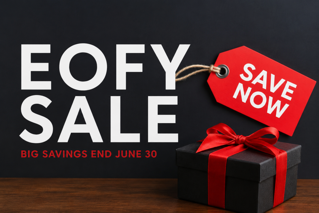 End of Financial Year EOFY Sale Image in black background