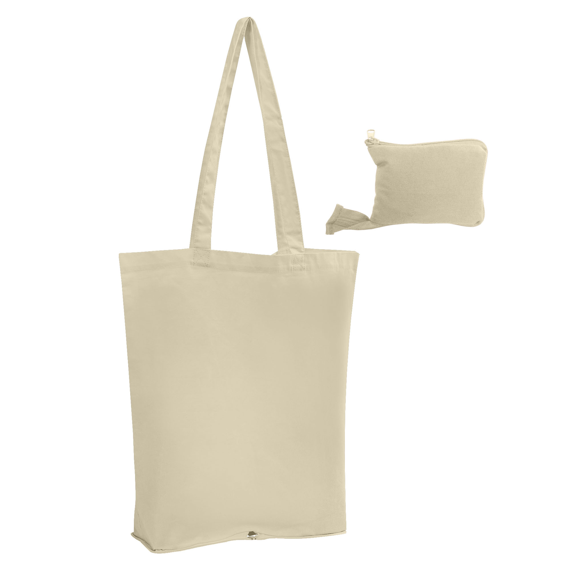Colouring Foldable Calico Bag - Image 2