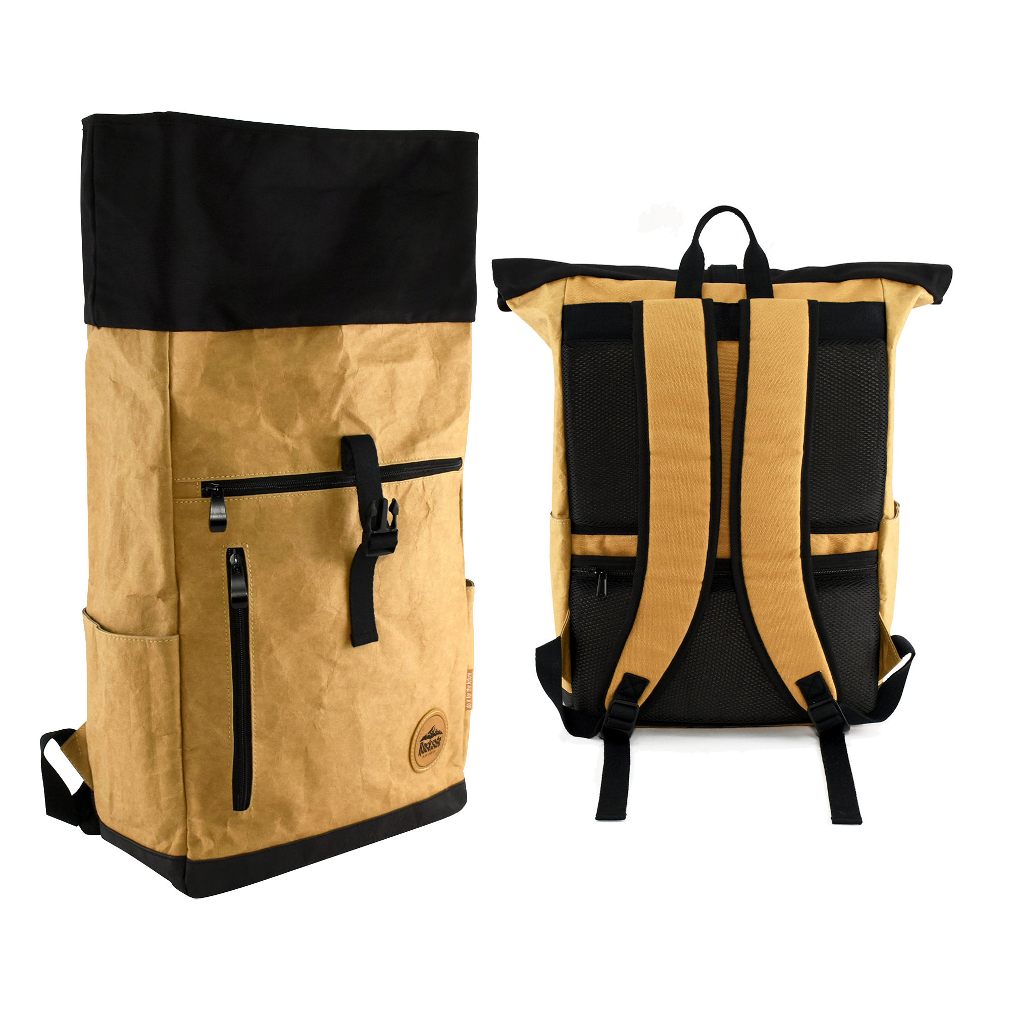 Seaside Kraft Paper Laptop Backpack - Image 3