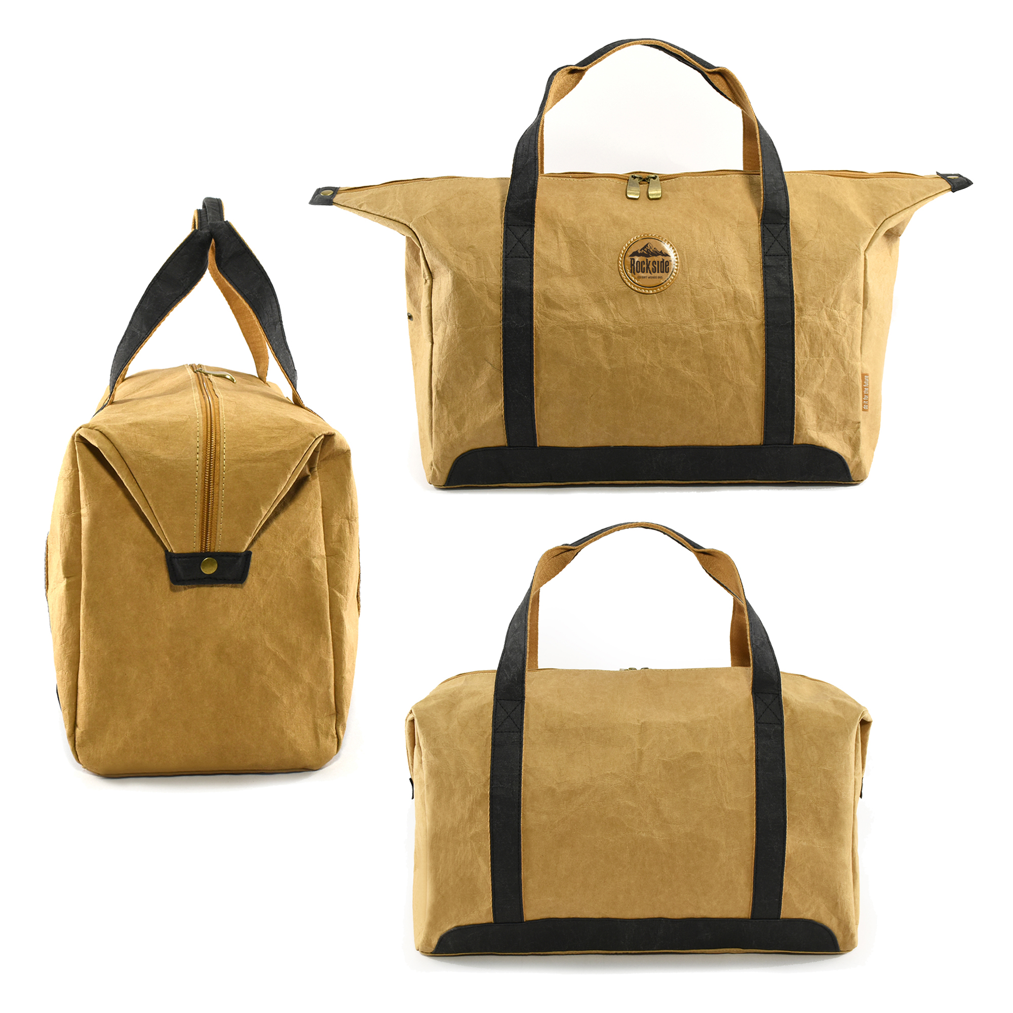 Joy Kraft Paper Travel Bag - Image 6