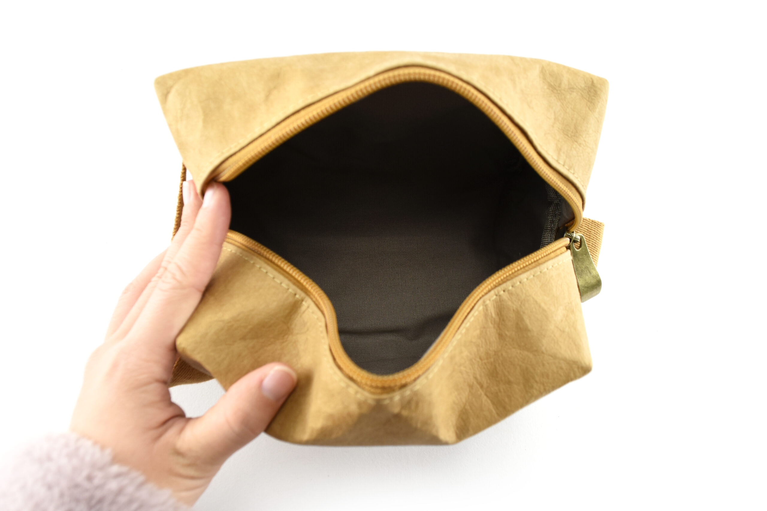 Munro Kraft Paper Cosmetic Bag - Image 4