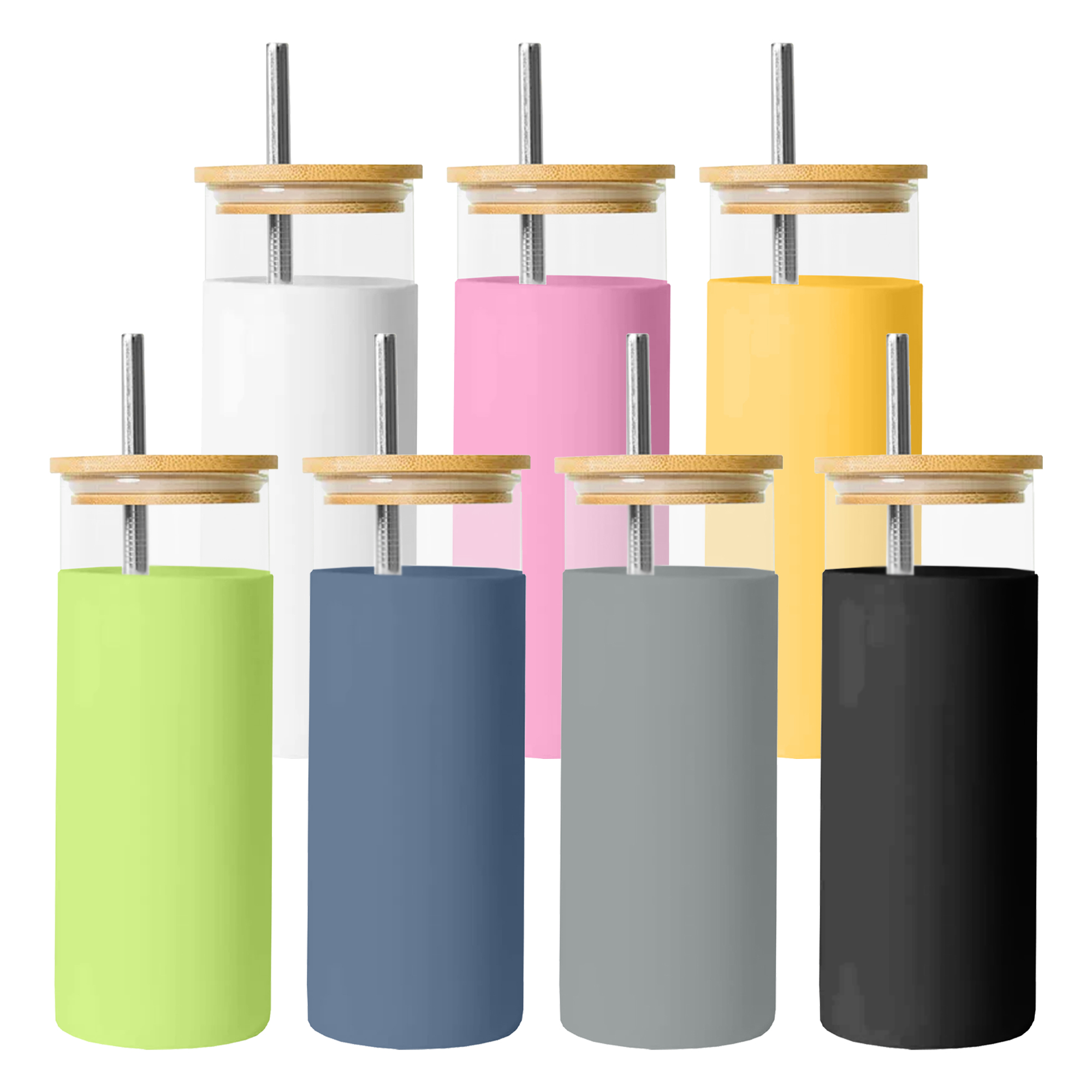 Vanisa Glass Drink Bottle with Sleeve - Image 3