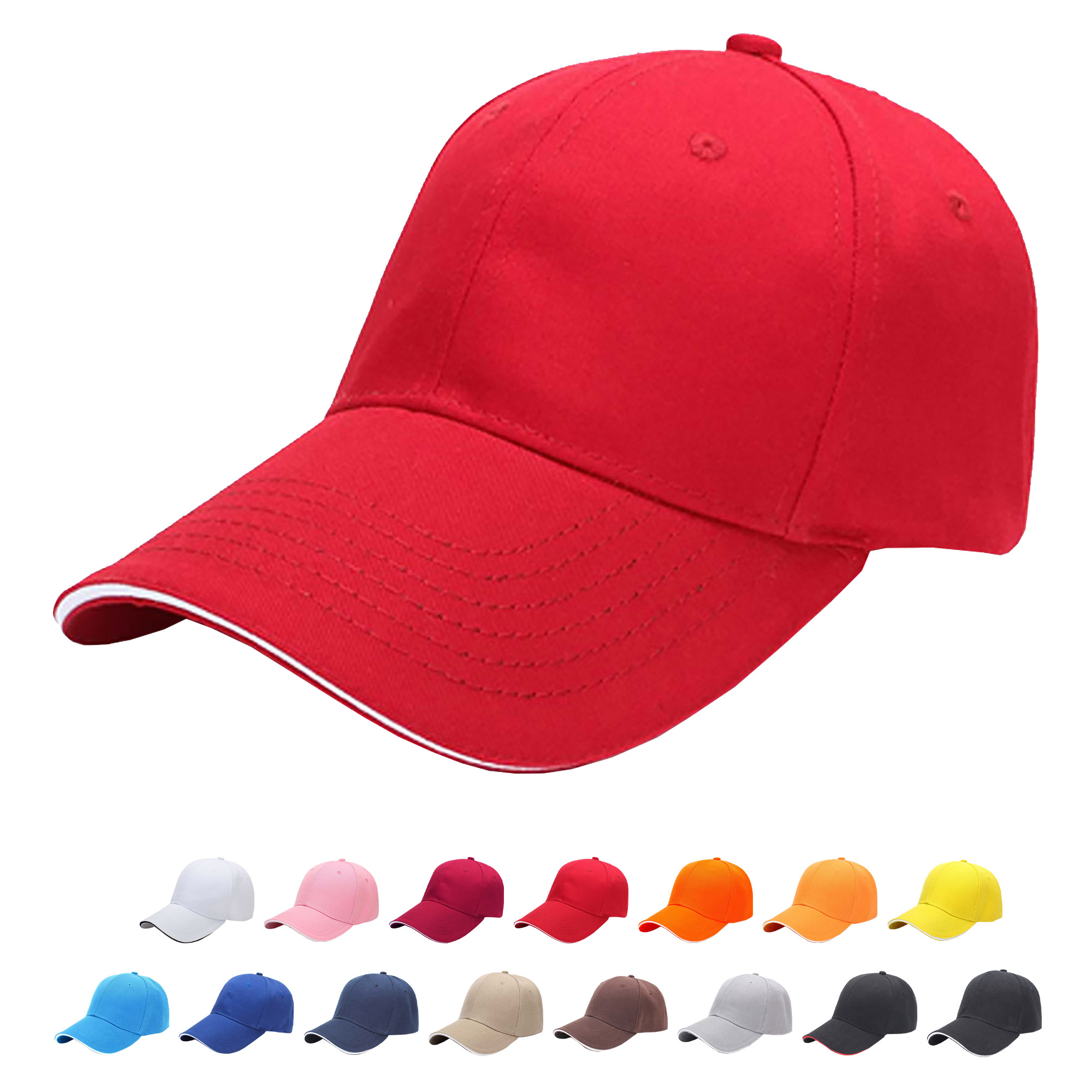 Eumo 6 Panel Heavy Acrylic Sandwich Cap - Image 2