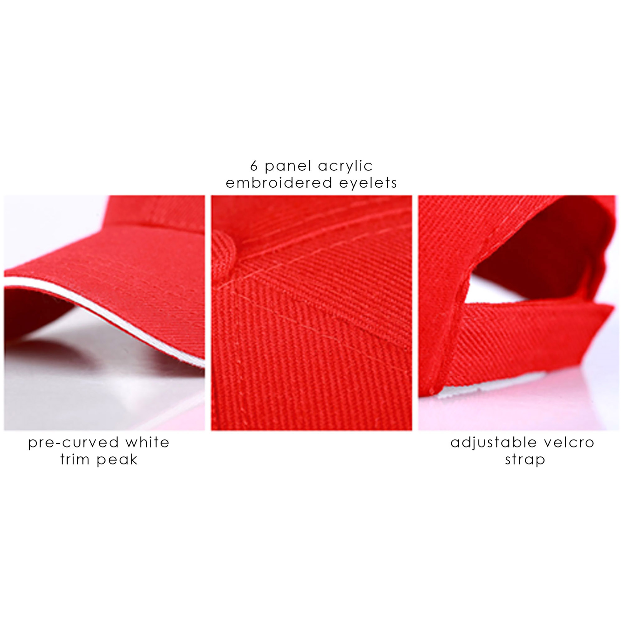 Eumo 6 Panel Heavy Acrylic Sandwich Cap - Image 19