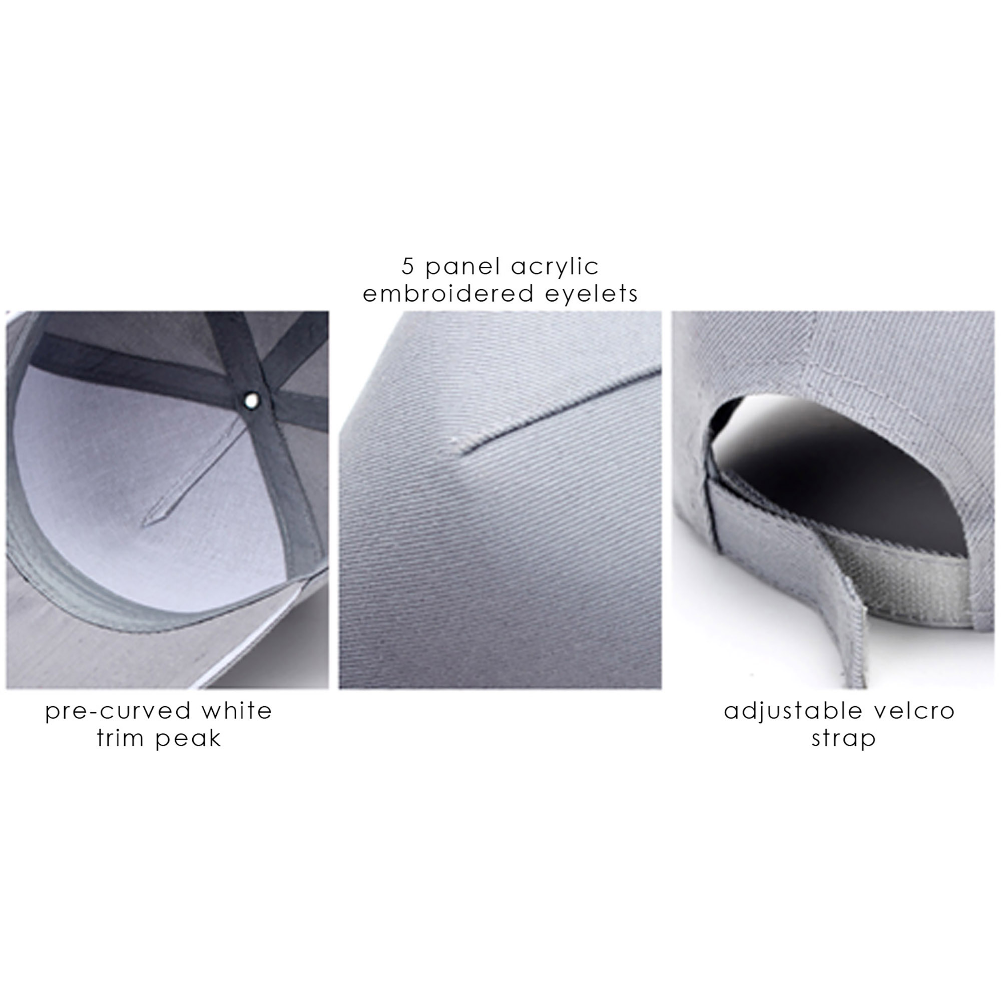 Keemo 5 Panel Heavy Acrylic Sandwich Cap - Image 16