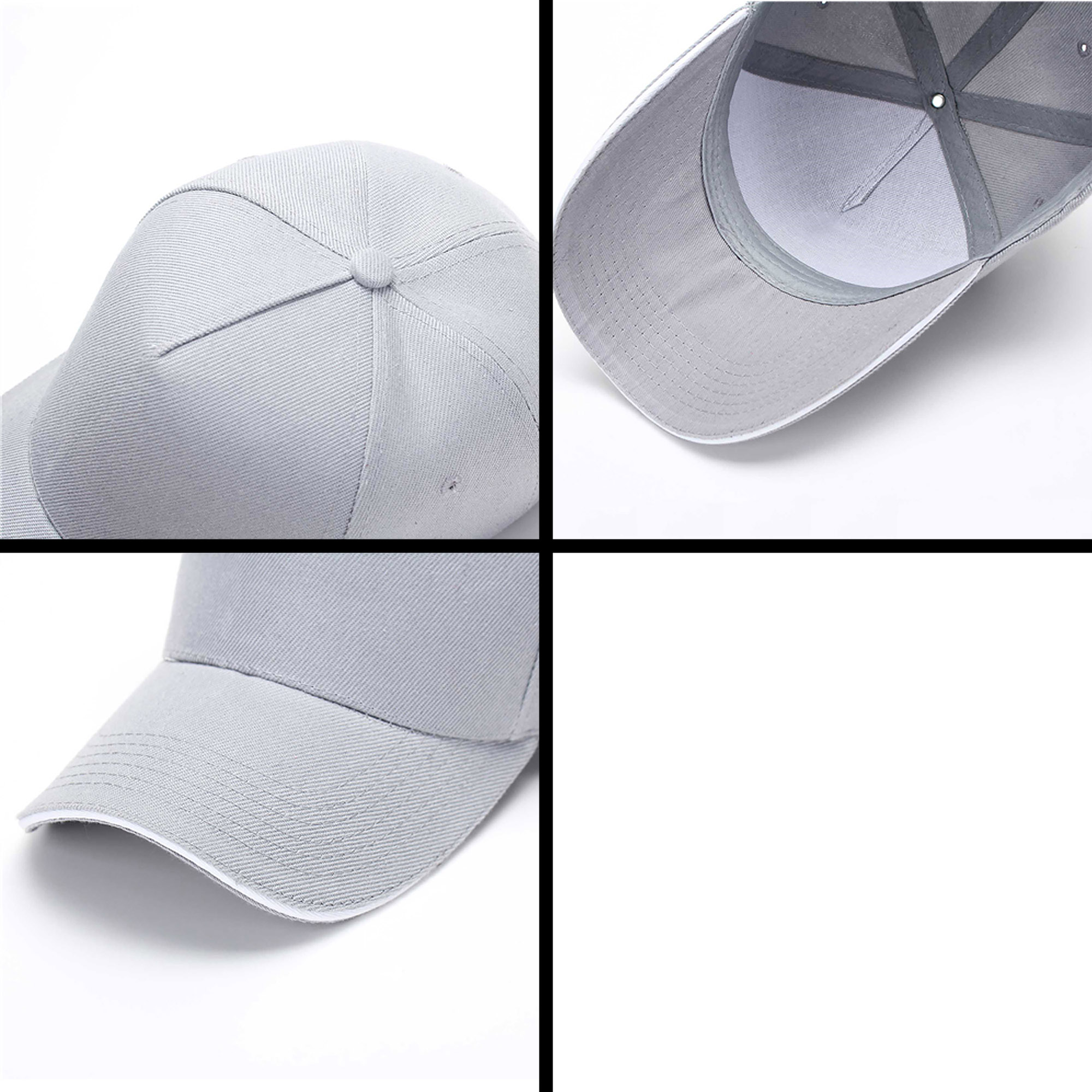 Nevaso 5 Panel Heavy Cotton Sandwich Cap - Image 15