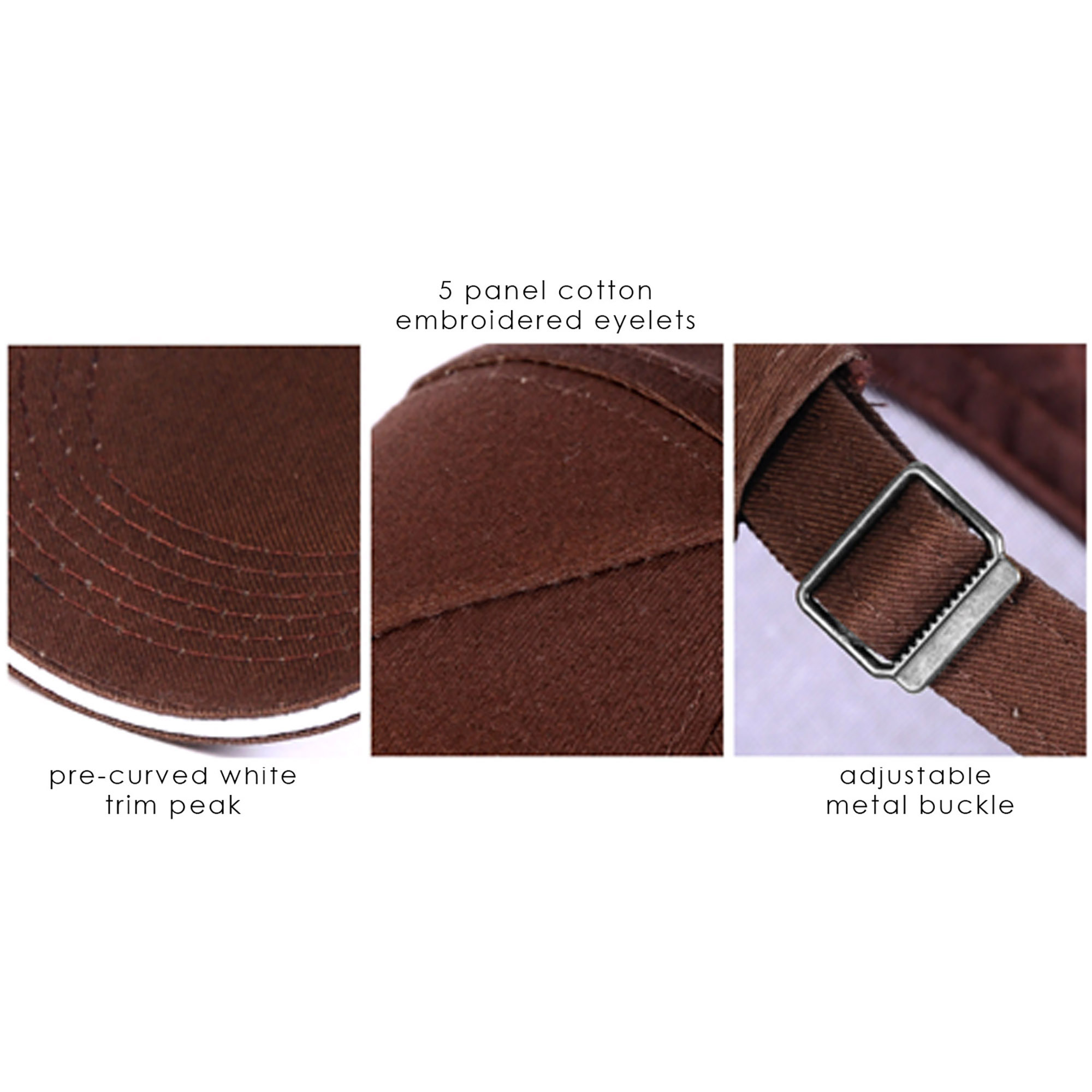 Nevaso 5 Panel Heavy Cotton Sandwich Cap - Image 16