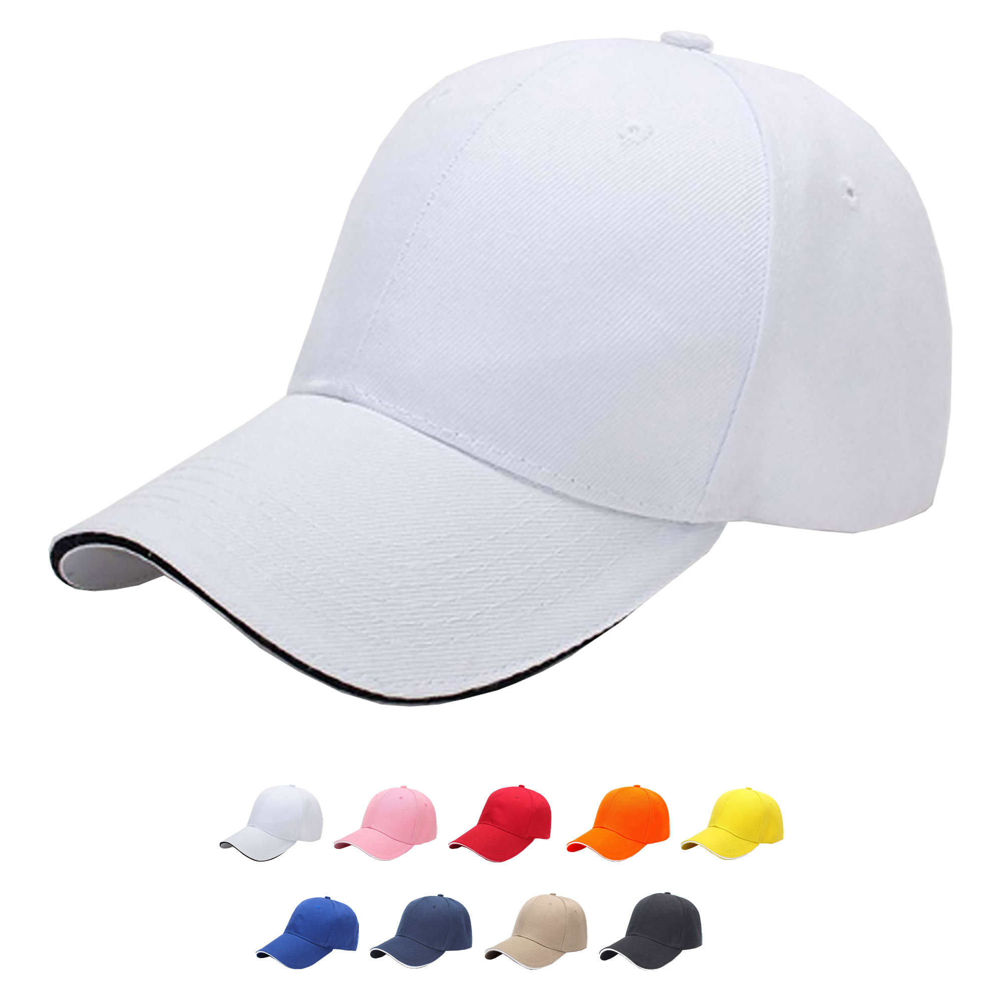 Chicago 6 Panel Kid Cotton Sandwich Cap - Image 2
