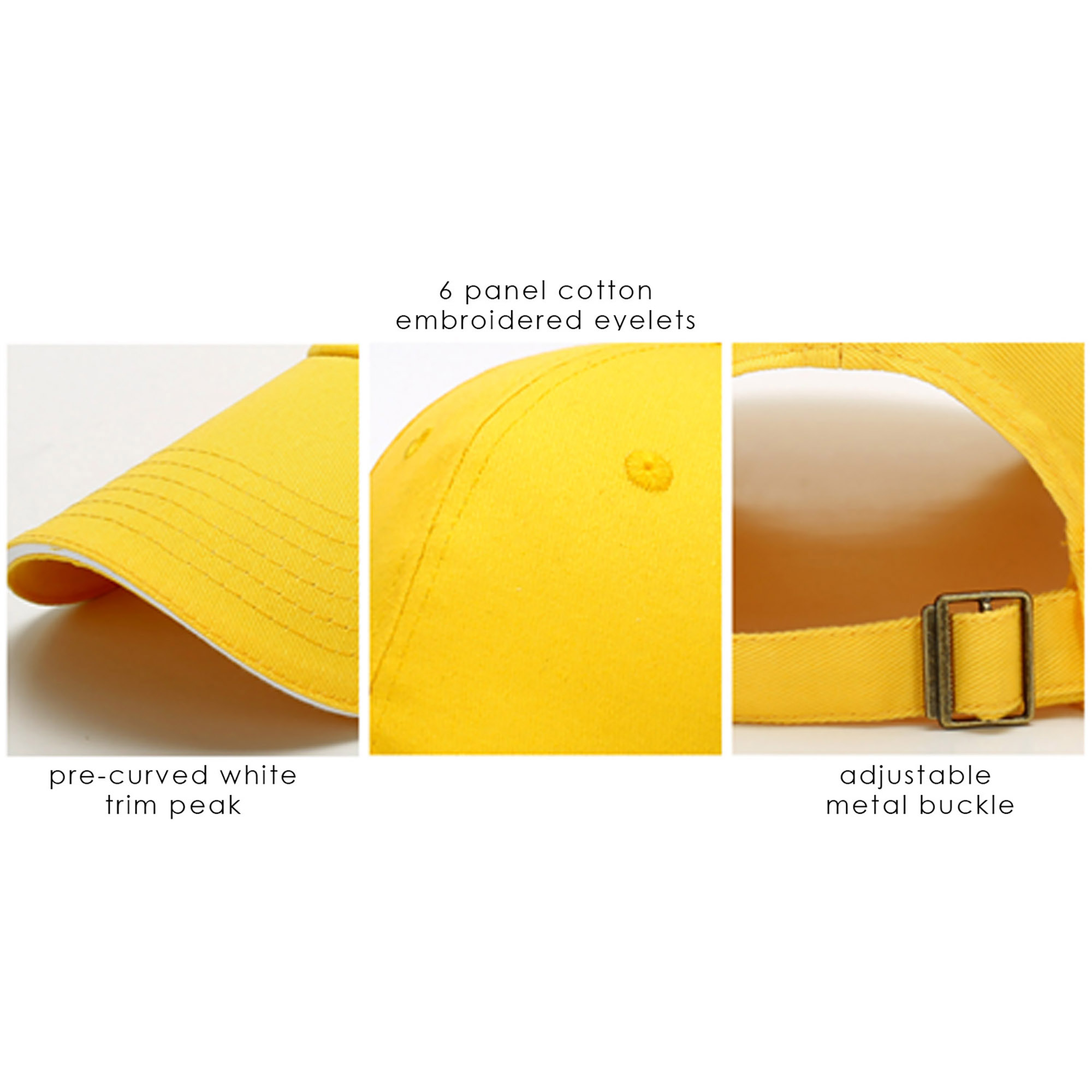 Chicago 6 Panel Kid Cotton Sandwich Cap - Image 13