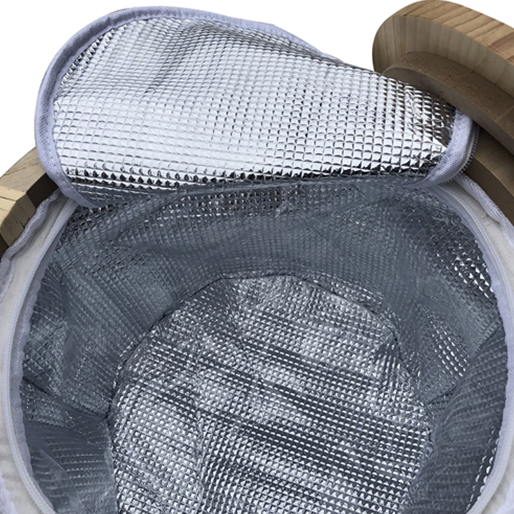 Scotch Wicker Picnic Cooler Basket Round - Image 3