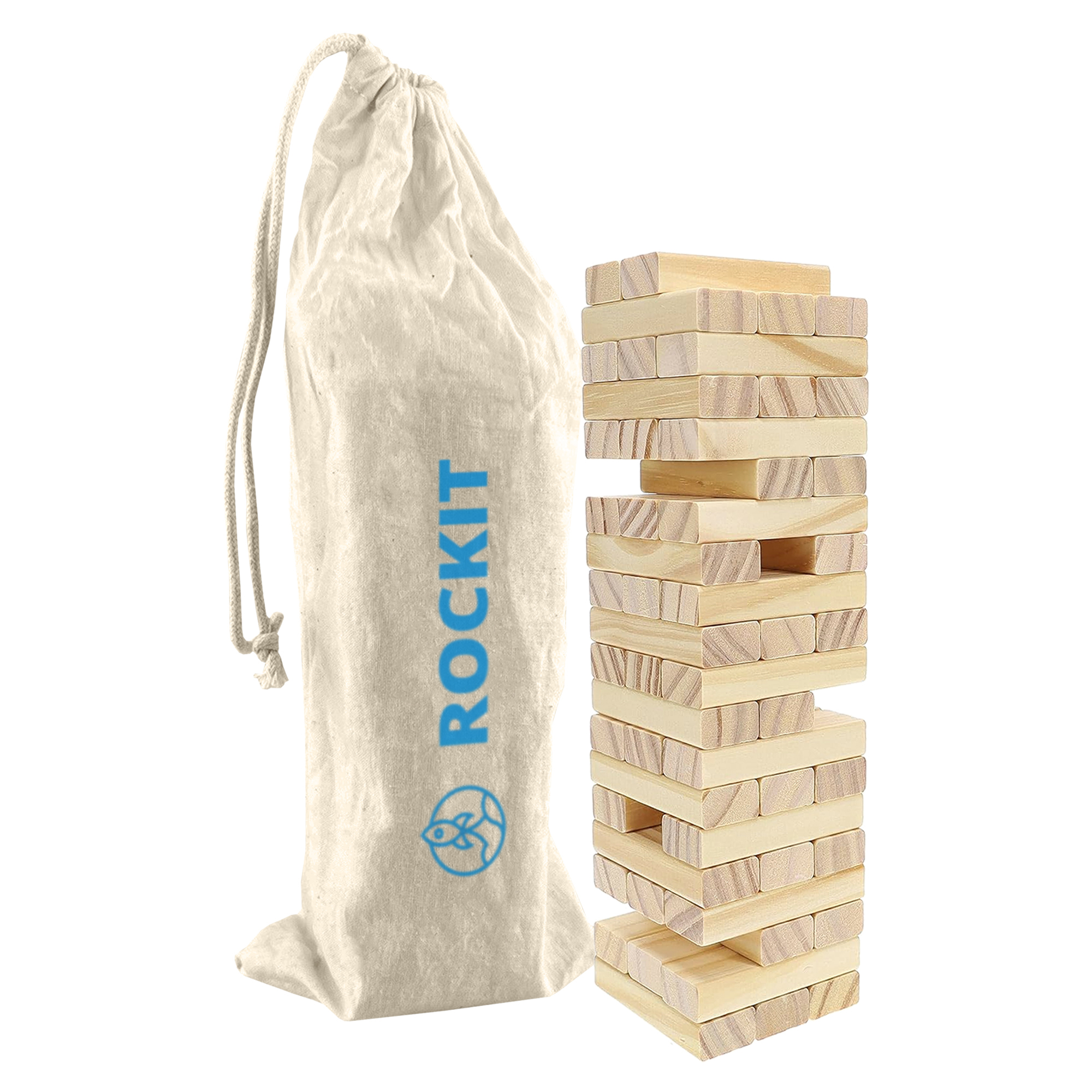 Small Wooden Towers Set - Image 2