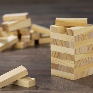 Small Wooden Towers Set
