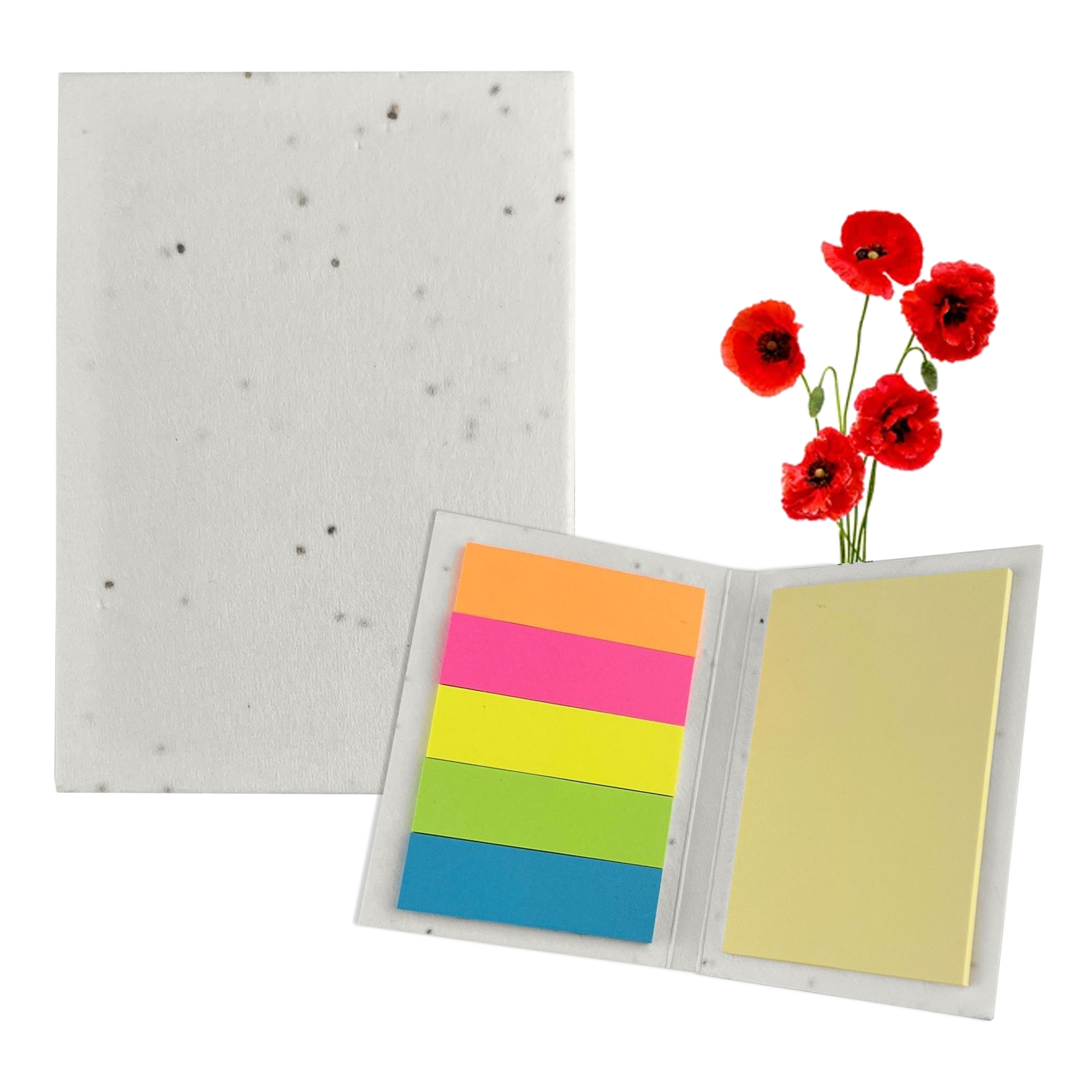 Corn Poppy Seed Sticky Note Pad - Image 3