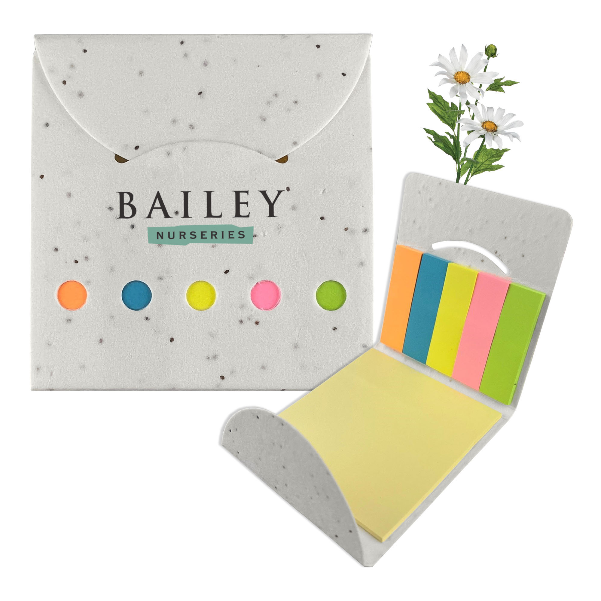 Daisy Seed Sticky Note Pad - Image 2