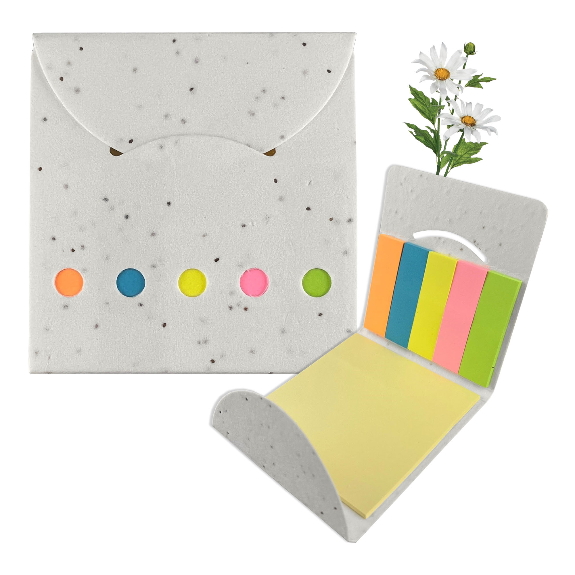 Daisy Seed Sticky Note Pad - Image 3