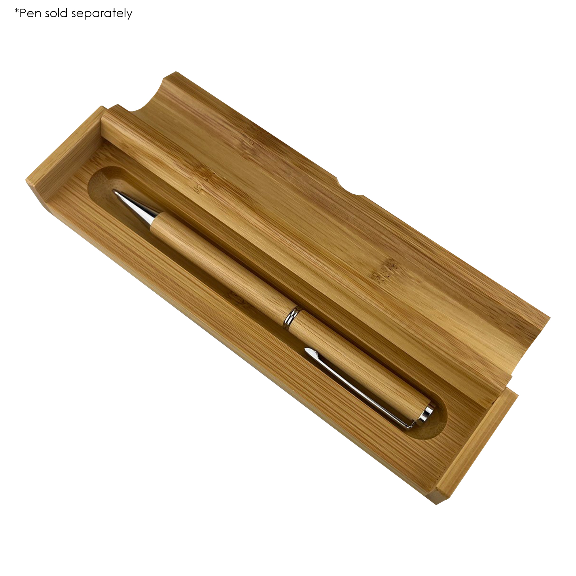 Bamboo Single Pen Gift Box - Image 2