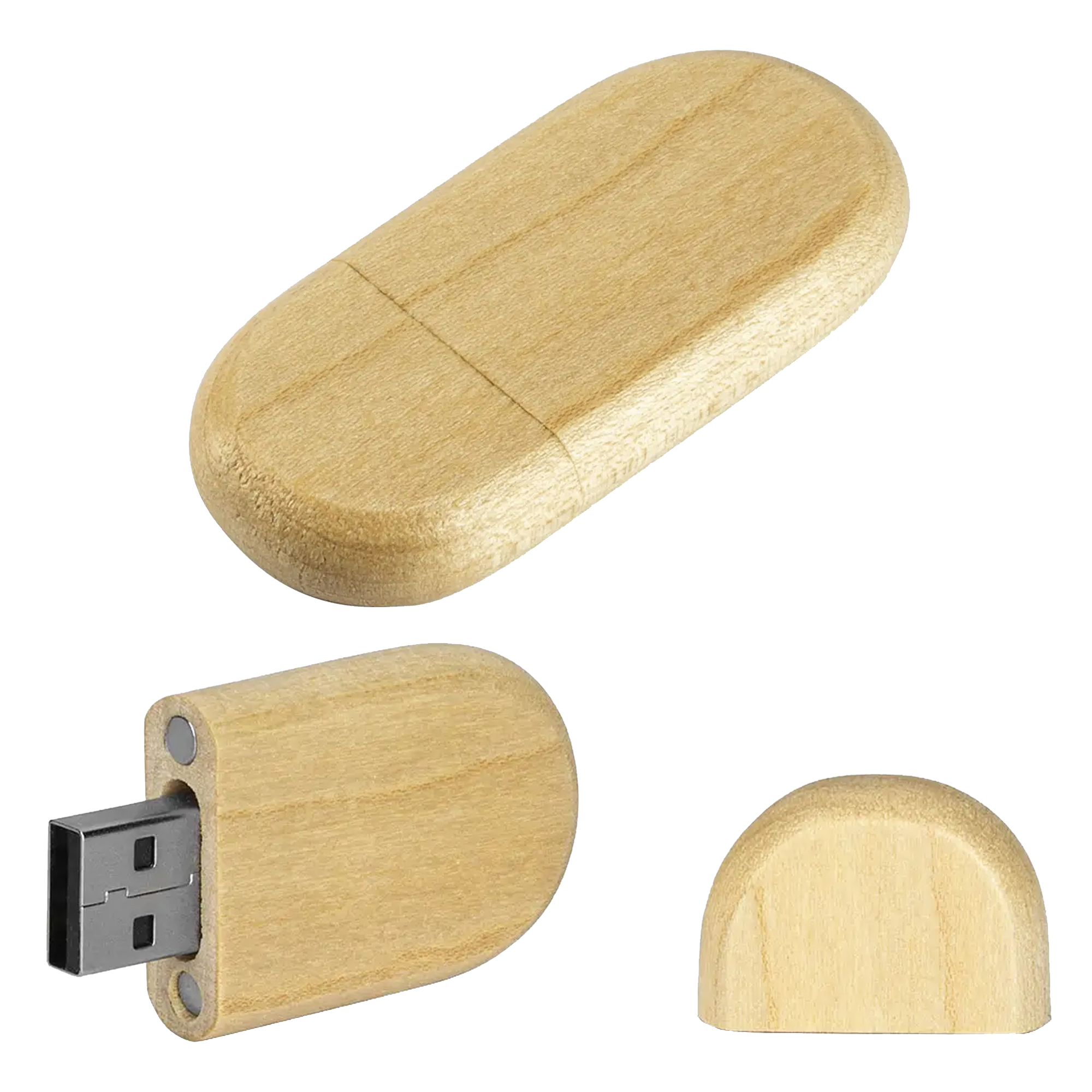 Okoolar Bamboo USB 16GB - Image 2