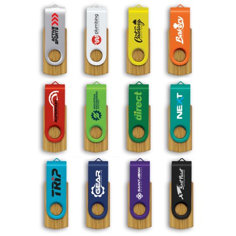 Helix 4GB Bamboo Flash Drive - Image 3