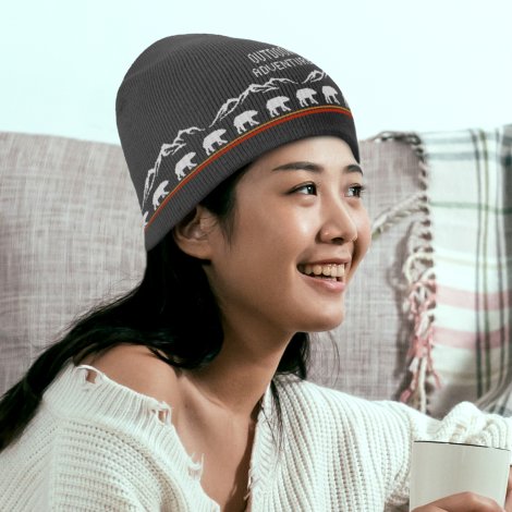 Juneau Custom Knitted Beanie - Image 2