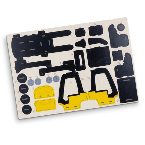 BRANDCRAFT Forklift Wooden Model - Image 6