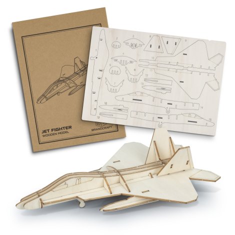 BRANDCRAFT Jet Fighter Wooden Model - Image 2