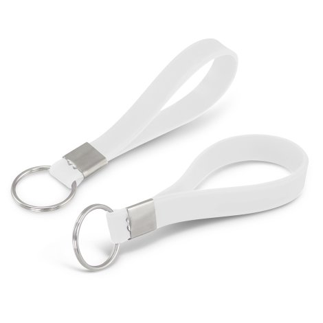 Silicone Key Ring - Embossed - Image 2