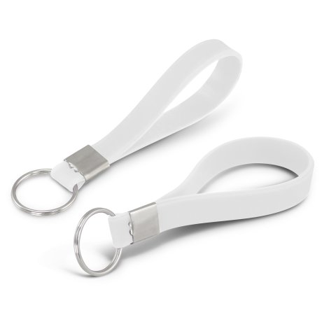 Silicone Key Ring - Embossed - Image 3