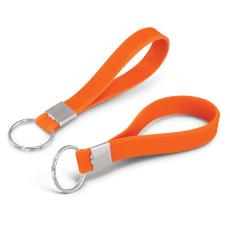 Silicone Key Ring - Embossed - Image 5