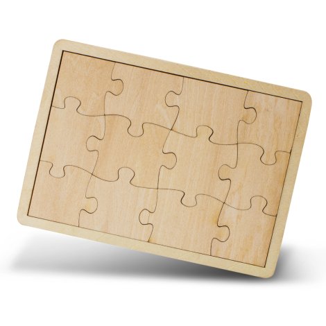 Wooden 12 Piece Puzzle - Image 2