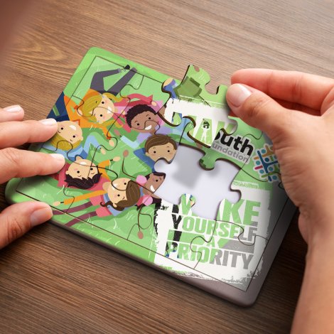 Wooden 12 Piece Puzzle - Image 5