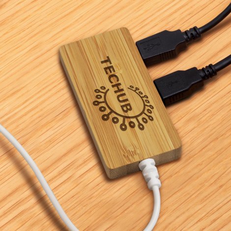 Bamboo USB Hub - Image 4