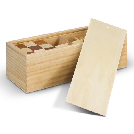 Wooden Brain Teaser Set - Image 4
