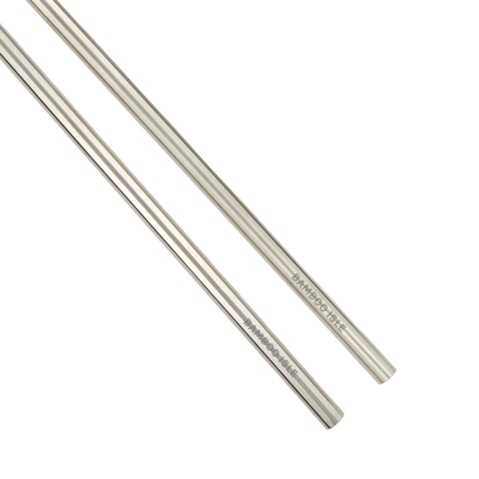 Banquet Stainless Steel Cutlery & Straw Set in Calico Pouch - Image 5